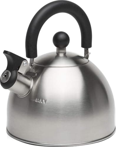 Primula Stewart Whistling Kettle with Folding Handle, 1.5 Qt.