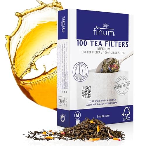 finum Paper Tea Filters, Size M (100 count)